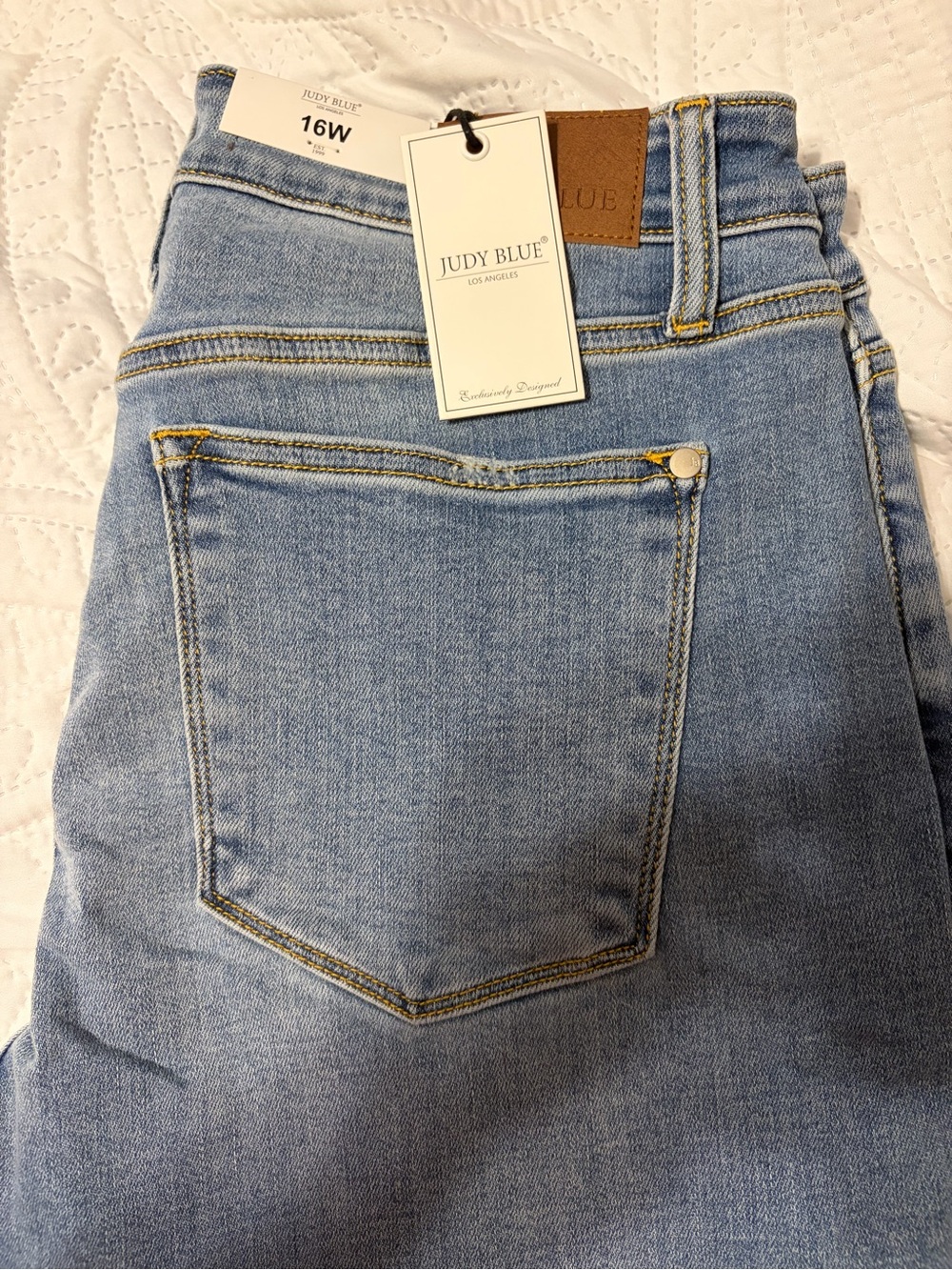 Judy Blue Light Wash High-Rise Straight Leg Jeans